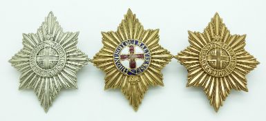 Three British Army Coldstream Guards officer's, Warrant Officer's / Staff Sergeant's and other ranks