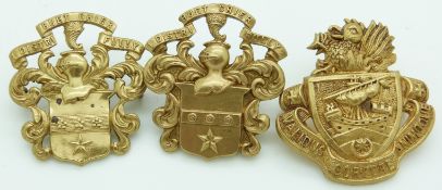 Portsmouth Southern Grammar School and George Herriot's School Edinburgh metal cap badge