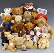 A large collection of Teddy bears including TY Beanie Babies etc.