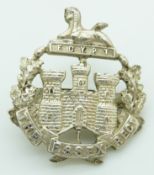 British Army Essex Regiment officer's Victorian cap badge