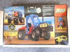 Lego Tractor building set, 8859, 1981, in original box.