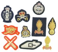 Ten British Army Royal Tank Regiment, Royal Artillery, Queens Royal Irish Hussars etc bullion