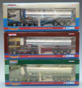 Three Corgi Hauliers of Renown 1:50 scale limited edition diecast model vehicles S J Bargh Ltd
