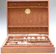 Silver plated canteen of King's pattern cutlery