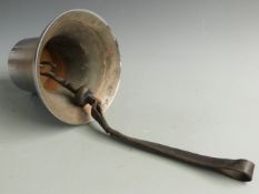 Chrome fire brigade 60s/70s bell by repute ex Commer Fire Engine, Northumberland Fire Brigade,