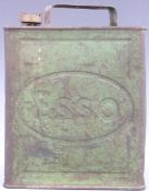 Esso vintage two gallon petrol can, dated to base 38