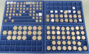 A collection of UK florins and sixpences to include good grades and silver content, together with