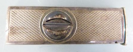 Hallmarked silver cigar cutter, Birmingham 1973, length when closed 5.5cm