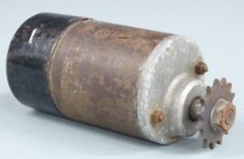 Vintage Miller motorcycle three brush dynamo to suit late 1920s/early 30s motorbike, with chain