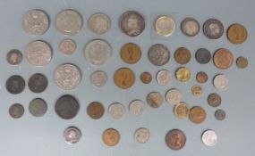 An interesting collection of largely UK coinage, George II onwards, silver to include George III