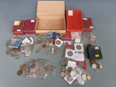 An amateur collection of overseas coinage to include Russia, Germany, Poland, Spain, Portugal,