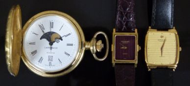 Two Raymond Weil wristwatches, one gentleman's ref. 5747 the other ladies 5722 together with a