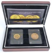 Canada - The London Mint Office 'Last Circulating Gold Coins of George V' comprising a 1919 gold