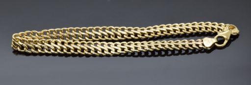 A 9ct gold bracelet, 5.6g