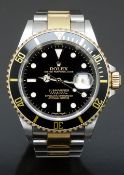 Rolex Oyster Perpetual Date Submariner gentleman's diver's automatic wristwatch ref. 16613 with date