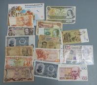 A collection of UK and overseas coinage, William III onwards, small silver content together with a