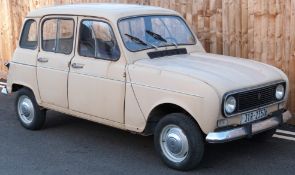 1978 Renault 4, left hand drive, MOT conducted 9th January 2018 using the french registration as