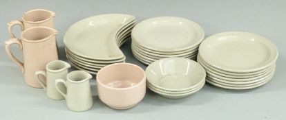Quantity of BR china circa 1970s and 1980s, with British Railways logo to base, including plates,