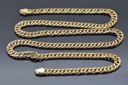 A 9ct gold necklace, 24.9g