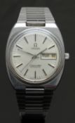Omega Seamaster gentleman's automatic wristwatch ref. 166.0216 with day and date aperture,