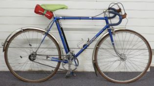 Rotrax vintage road bicycle with 54cm frame, fixed gear drive train, Campagnolo cranks, Carrera