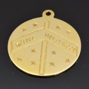 A 14k gold pendant/ charm reading 
