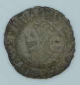 Elizabeth I half groat (two pence)