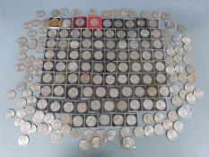 Approximately 180 Royal commemorative modern crowns largely comprising 1953 Coronation five shilling