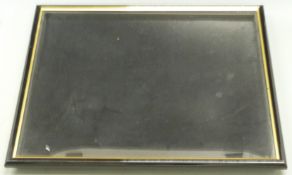 Three table top or wall mountable glazed display / collector's cabinets, each 54 x 66 x 4.5cm