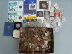 A collection of world and UK coinage etc, 19thC onwards, some silver content