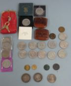 Two veiled head Victoria crowns 1895 and 1896 and an 1889 Jubilee double florin together with a