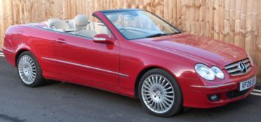 2005 Mercedes CLK350 Elegance automatic, convertible, 3.5litre V6 petrol, 40,400 miles, two lady