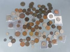 A collection of various UK and overseas sundry coinage, includes 1970 proof two shillings, small