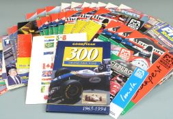 A quantity of ephemera relating to the 1992 Grand Prix season including programmes, magazines etc
