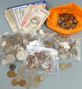 A large collection of world coinage comprising largely of 