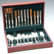 Eight place setting Arthur Price canteen of silver plated cutlery