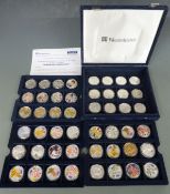 Westminster USA Top Dollar coin collection comprising thirty six silver commemorative one dollar