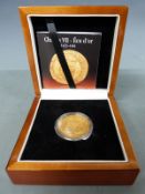 Charles VII (1422-1461) gold hammered Ecu d'or, 29.00mm, no clipping, 3.8g, VF+ - EF, cased with