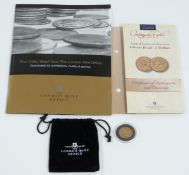 1880 U.S.A San Francisco Mint gold 5 dollars with certificate