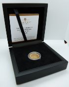 George V 1918 Indian Mint gold full sovereign, in deluxe case with certificate