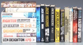 Len Deighton Funeral in Berlin 1964, Goodbye Mickey Mouse 1982, Fighter 1977, Mexico Set 1984,