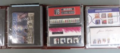 Three albums of GB presentation packs, high face value