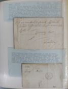 A good Great Britain cover collection comprising pre stamp covers including Bishop's Marks, an