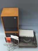 Garrard record player, pair of Wharfedale speakers and a Sinclair 2000 system