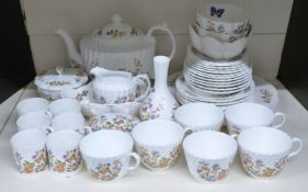 Approximately thirty nine pieces of Aynsley Cottage Garden teaware