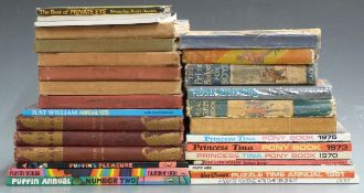 Forty-seven Children’s annuals including Princess Tina Pony Book, Punch (1891, 1898 and 1899),