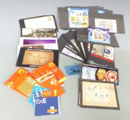 Great Britain booklets, sponsored booklets and stockcards of mint QEII stamps and minisheets