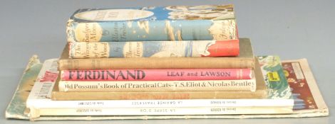 Asterix La Serpe d'or and La Grande Traversee by Goscinny both in colour boards, Elleston Trevor's