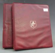 Stanley Gibbons Great Britain albums vols 1 and 2 1840-1994, with a good range of early issues