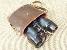Ross 9 x 35 binoculars, large format Typhoo football cards etc